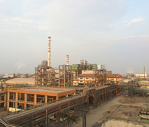 我司出口電解槽裝置在印度現場順利開車投產