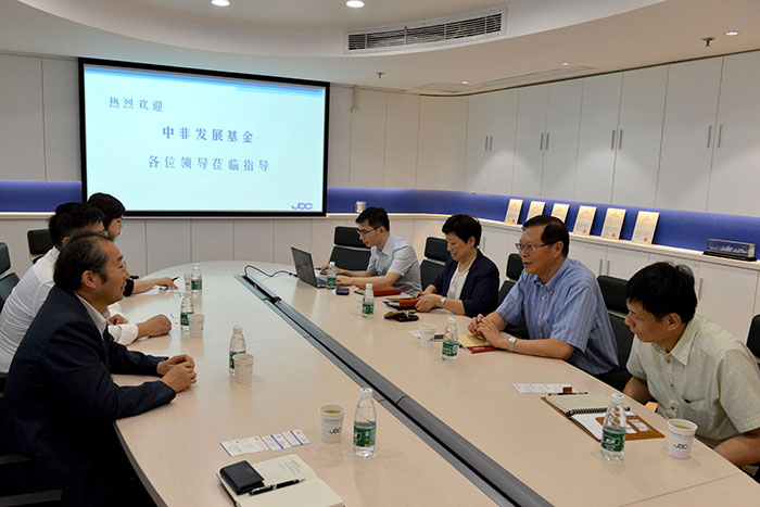 中非發展基金拜訪我司