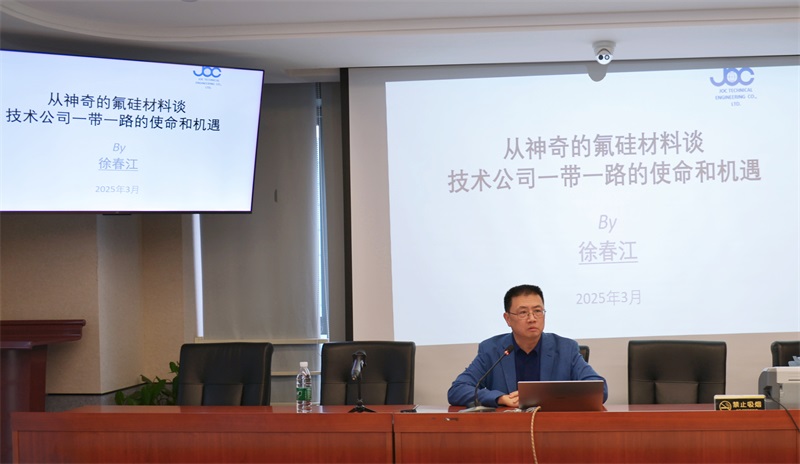 以氟硅材料為鑰，解鎖“一帶一路”的使命與機遇 ——公司舉辦專題研討培訓賦能技術出口新格局